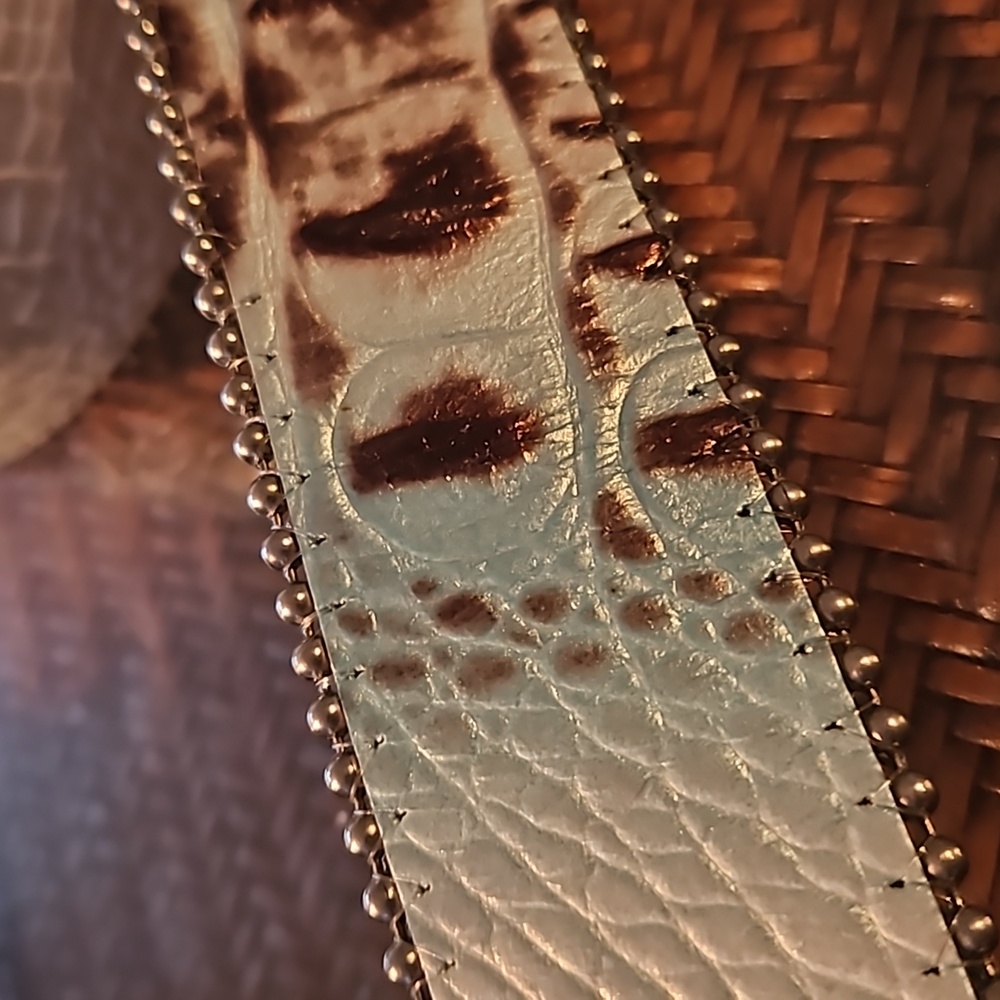 Leathrock Made in the USA! Leather Belt like new! Size 41 - Picture 4 of 13